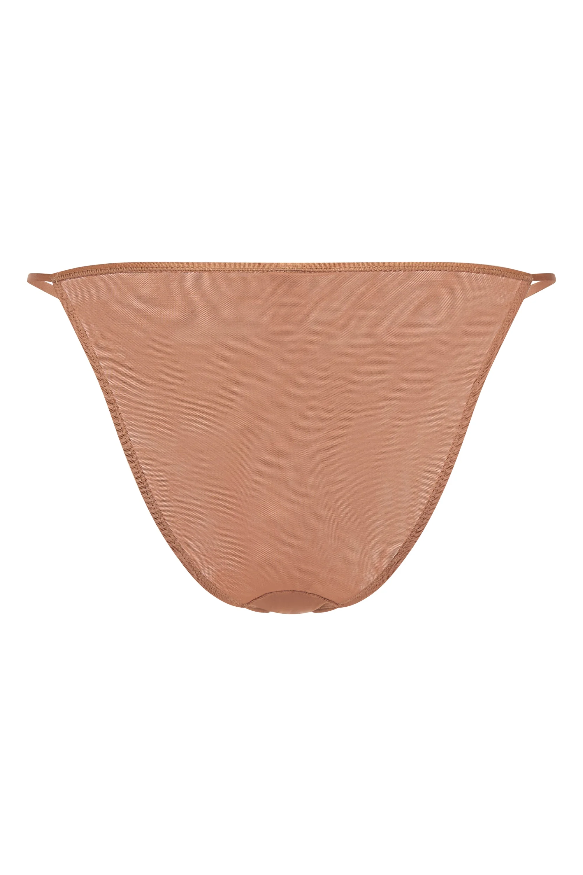 Soft Mesh String Bikini in Honey - Image 6
