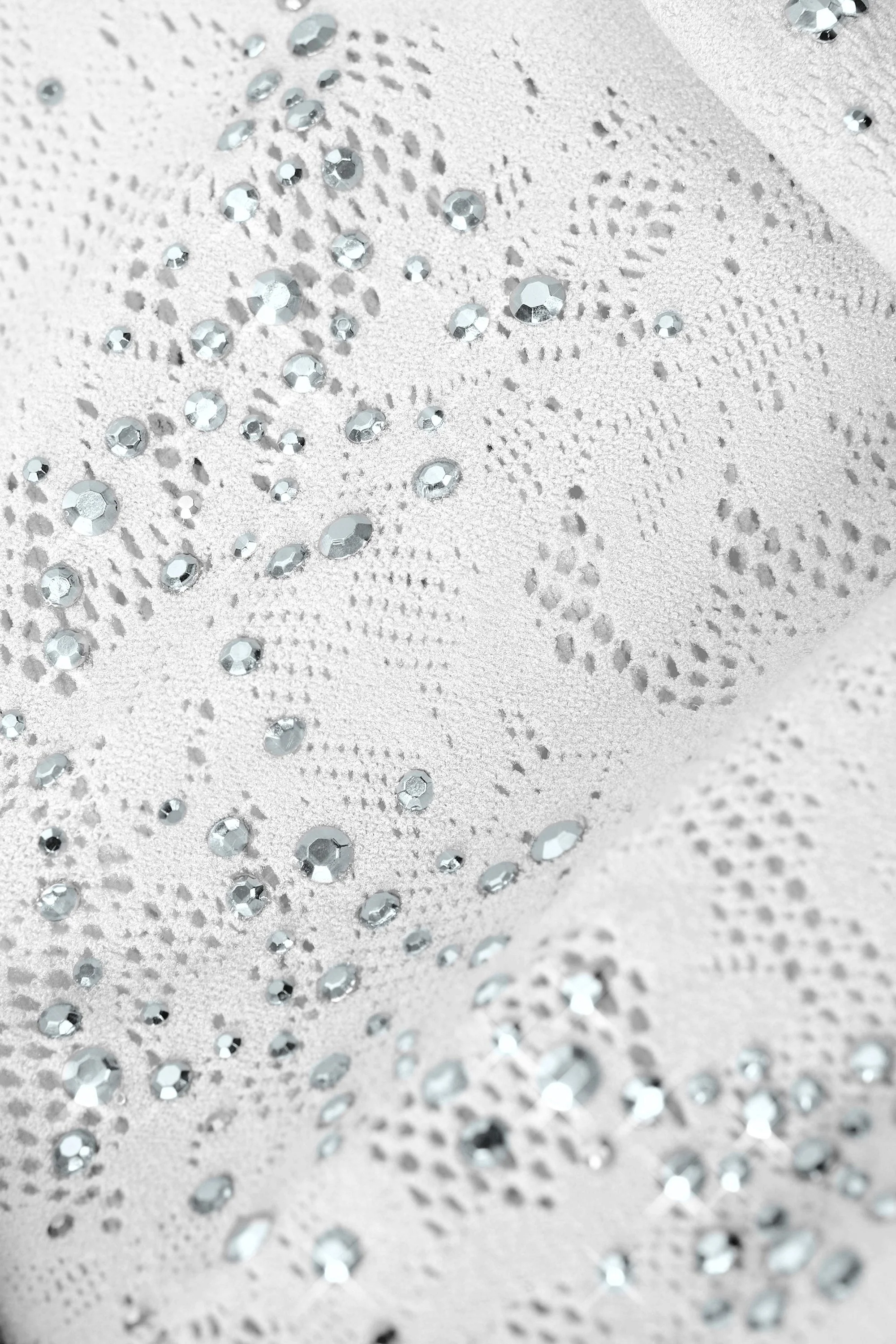 Embellished Cut-Out Unitard in Ivory - Image 13