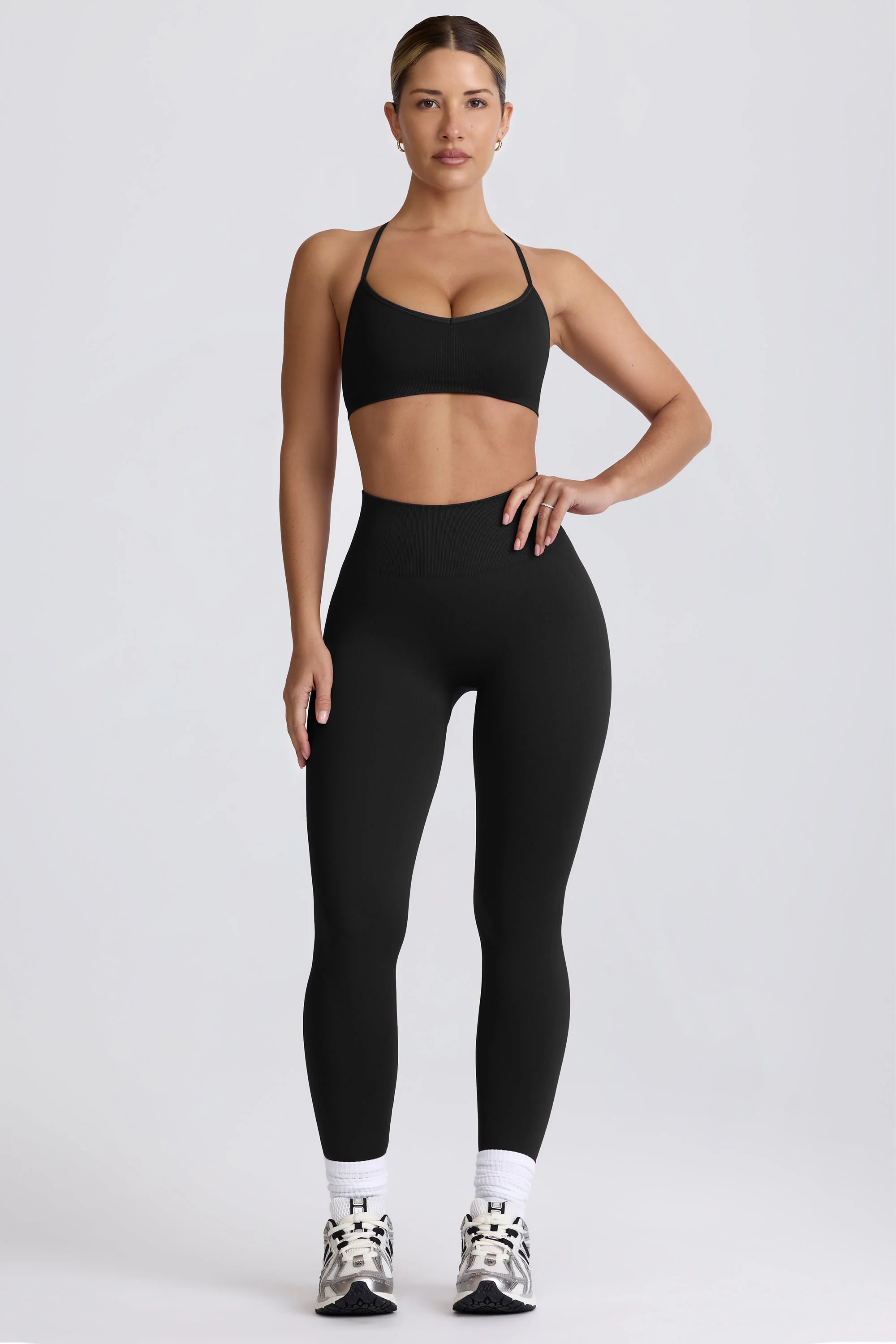Super Sculpt Seamless Leggings in Black - Image 7