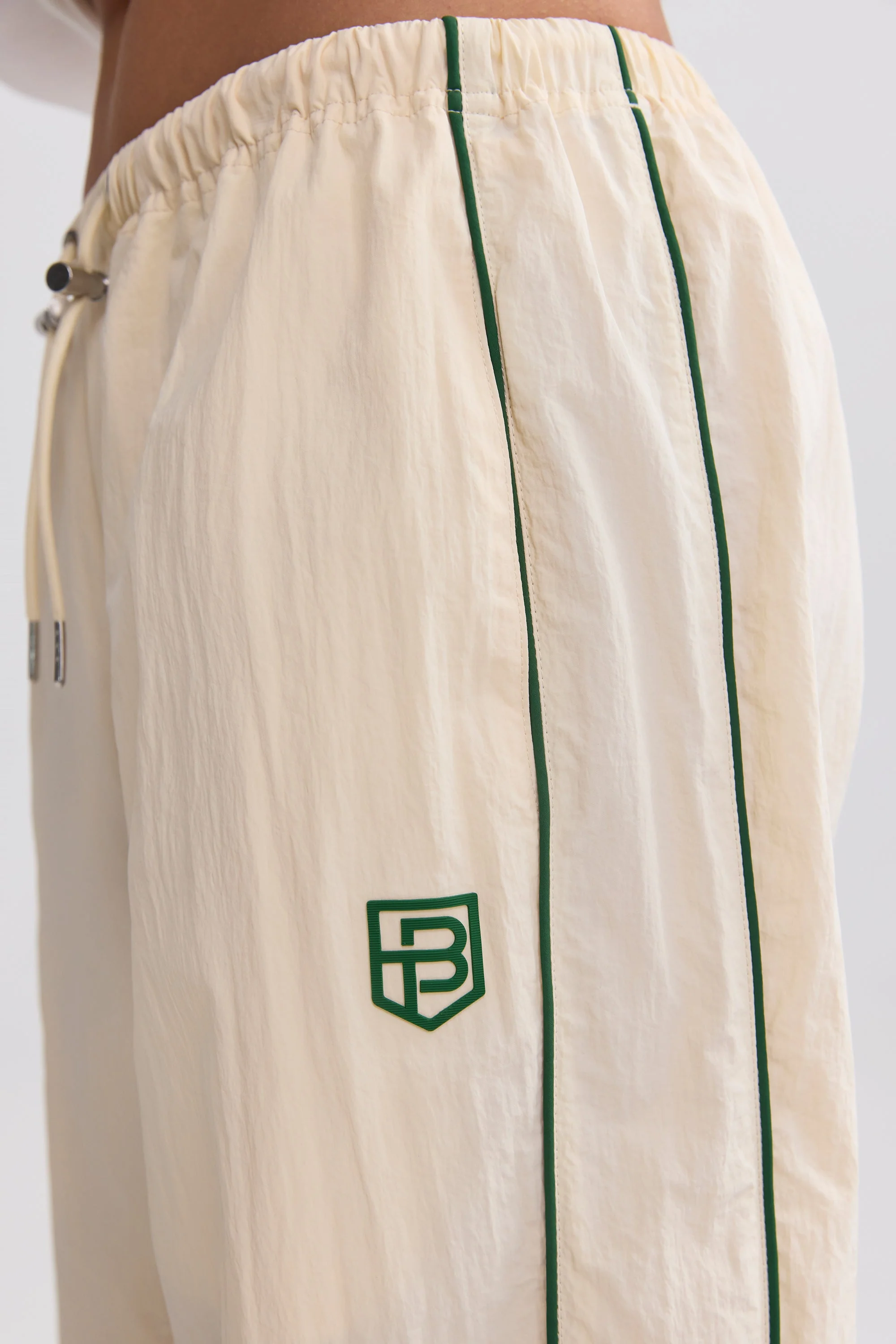 Water-Repellent Wide-Leg Track Pants in Marble - Image 4